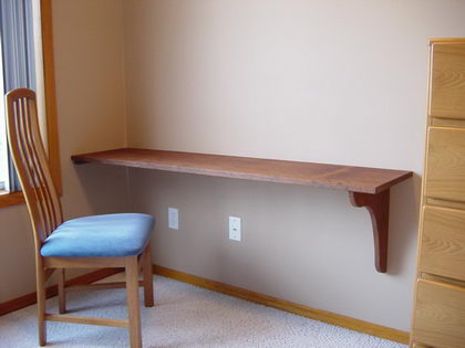 Shelving - Angle View Desk