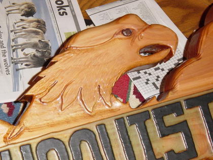 Carved Signs: Head Detail